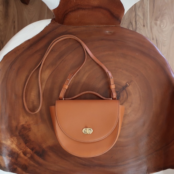 Clare V Handbags - Clare V. Elodie in Cuoio